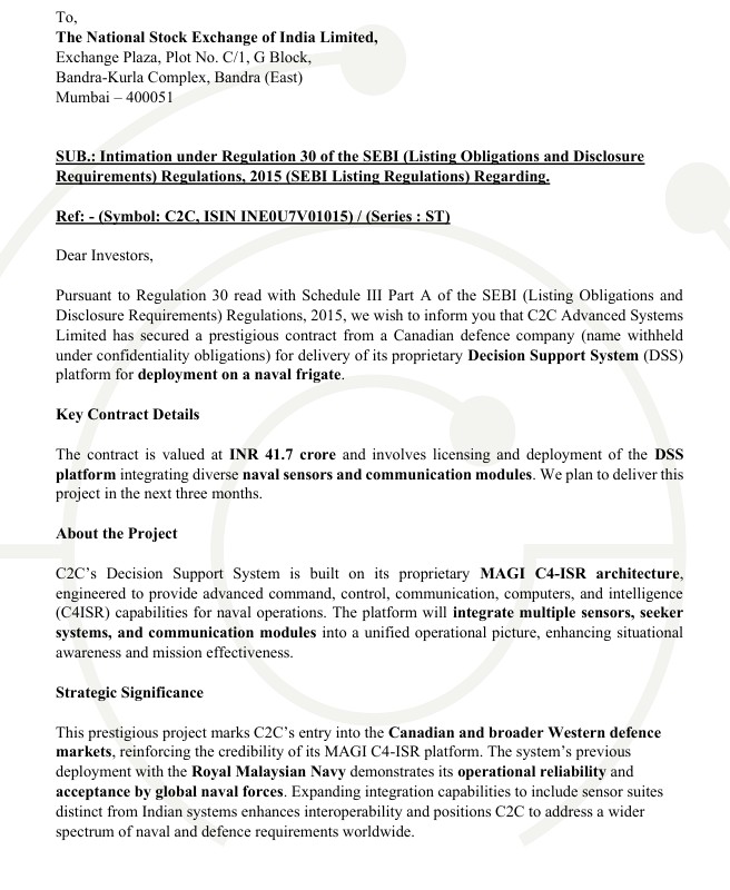 DSS Contract Information